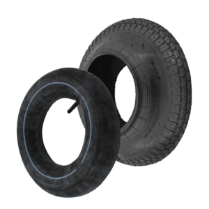 Set Reifen inkl. Schlauch Stollenprofil 4.00-8 PR2