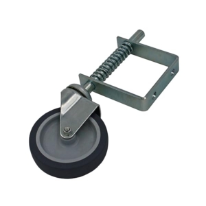 Tor Stützrad gefedert 100 mm Schiebetorrolle Tore Türe 57 kg Lenkrolle Torrolle